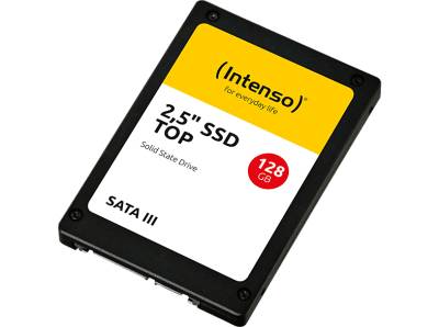 INTENSO Top Performance Festplatte, 128 GB SSD SATA 6 Gbps, 2,5 Zoll, intern von INTENSO