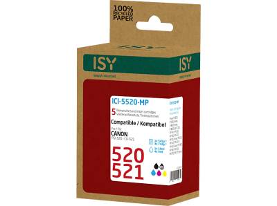 ISY ICI-5520-MP Tintenpatrone Mehrfarbig von ISY