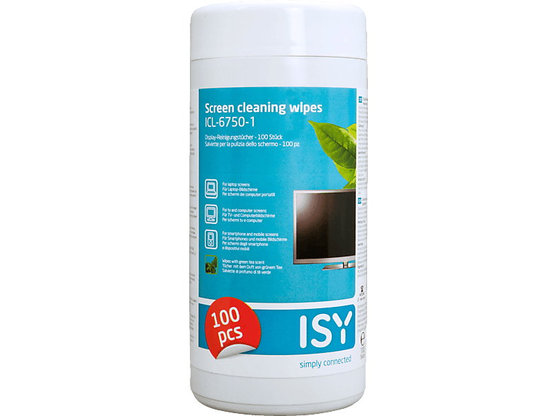 ISY ICL-6750-1 Reinigungstücher Weiß von ISY