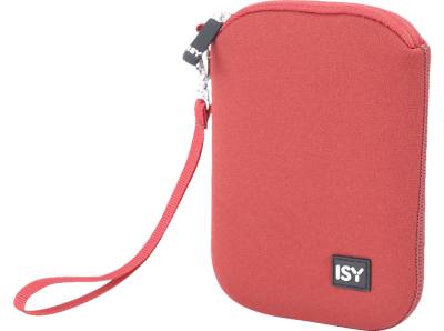 ISY IDB-1500 Sleeve für externe 2.5 Zoll Festplatten Hülle Rot von ISY