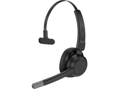 ISY IHS-8000, Over-ear Wireless Mono Bluetooth Headset Schwarz von ISY