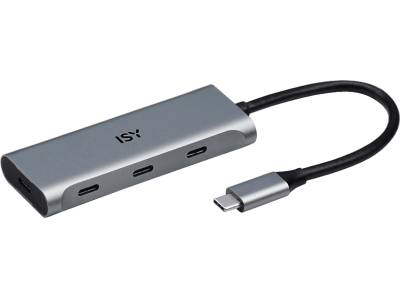 ISY IHU 5600 USB Adapter, Silber von ISY