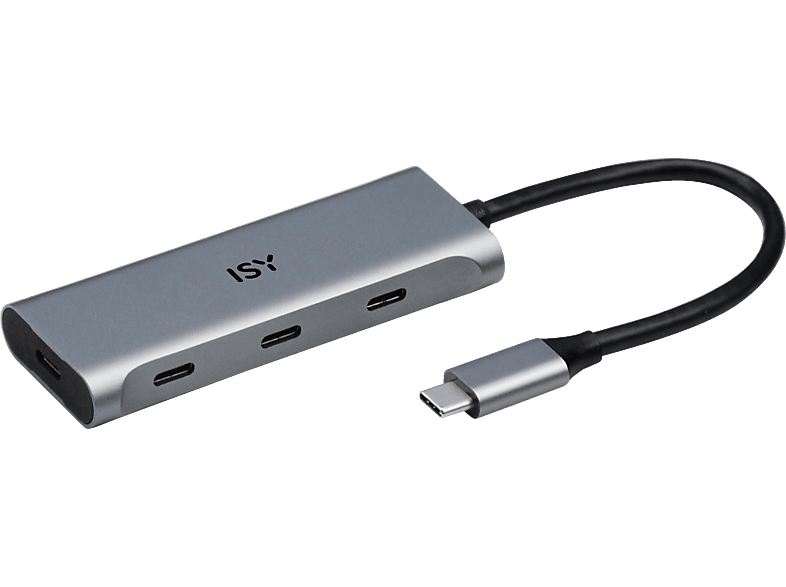 ISY IHU 5600 USB Adapter, Silber von ISY
