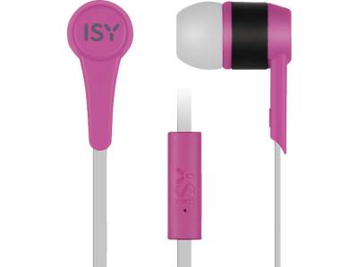 ISY IIE-1101-PI, In-ear Kopfhörer Pink von ISY