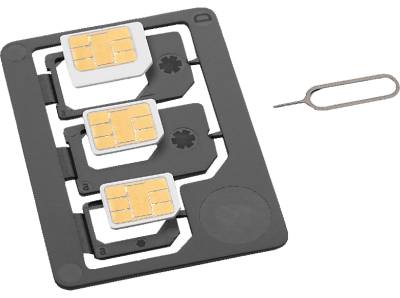 ISY ISA-1400 SIM Karten Adapter Schwarz von ISY