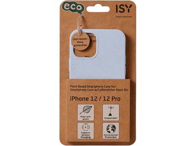 ISY ISC-6001, BioCase, Backcover, Apple, iPhone 12 / Pro, Blau von ISY