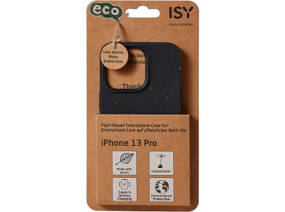 ISY ISC-6016, BioCase, Backcover, Apple, iPhone 13 Pro, Schwarz von ISY