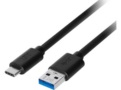 ISY IUC-3000 USB auf USB-C, Datenkabel/Ladekabel, 1 m, Schwarz von ISY