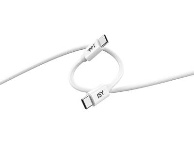 ISY IUC-5200, USB Typ-C Kabel, 2 m, Weiß von ISY