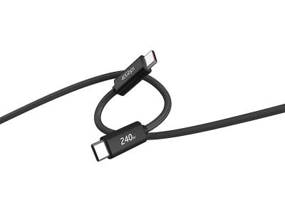 ISY IUC 6000 USB 4 Kabel, Schwarz von ISY