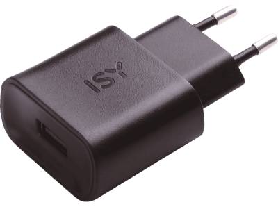 ISY USB Ladegerät Universal, Schwarz von ISY