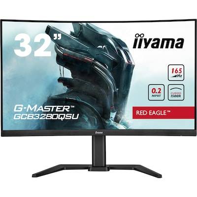 iiyama G-Master GCB3280QSU-B1 80cm (31,5") Curved WQHD Monitor HDMI/DP VA 165Hz von Iiyama