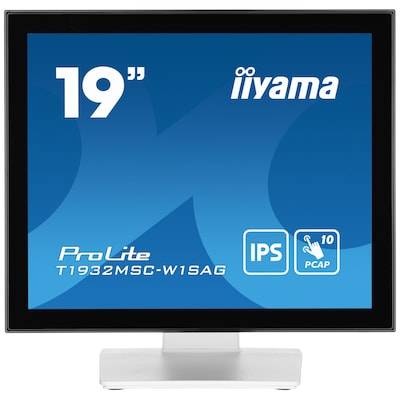 iiyama ProLite T1932MSC-W1SAG 48cm (19") 10-Punkt Multitouch-Monitor SXGA IPS DP von Iiyama