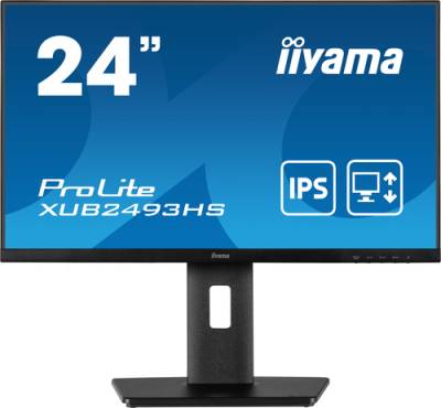 iiyama ProLite XUB2493HS-B5 LED display 60,5 cm (23.8 Zoll) 1920 x 1080 Pixel Full HD Schwarz (XUB2493HS-B5) - Sonderposten von Iiyama