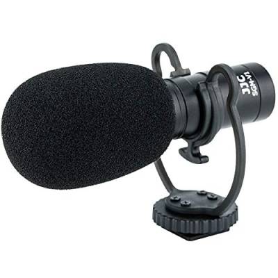 JJC SGM-V1 Nierenmikrofon Shotgun-Videomikrofon Kondensatormikrofon | Für DSLR-Kameras, Camcorder, Smartphones, Tablets, Recorder usw. | Klare Tonaufnahme | Kompakt und Robust von Impulsfoto