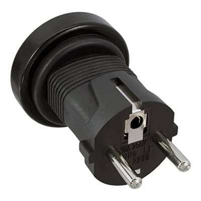 InLine 16703A Reiseadapter, Australien/Argentinien Buchse auf Schutzkontakt Stecker von InLine