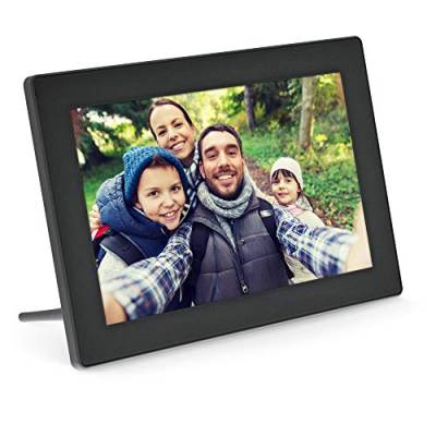 InLine Digitaler Bilderrahmen, WiFRAME, FRAMEO, WiFi, 10,1 Zoll, 1280x800 16:9 LCD IPS Touchscreen, 16GB Speicher, Teilen Sie Momente sofort über die Frameo App von überall, schwarz, 55821S von InLine