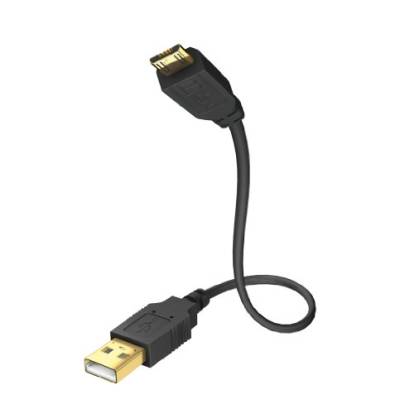 inakustik Premium High Speed USB 2.0 Kabel (USB 2.0A - Micro B, 2m) von Inakustik