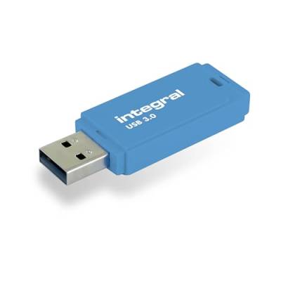 Integral 512 GB Neon USB Stick 3.0 Schlüsselanhänger, Blue von Integral