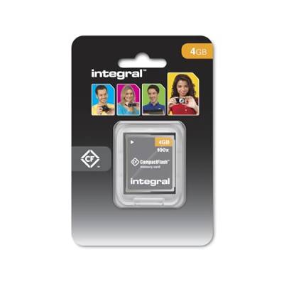 Integral Memory INCF4GV2 CompactFlash 4GB Speicherkarte von Integral