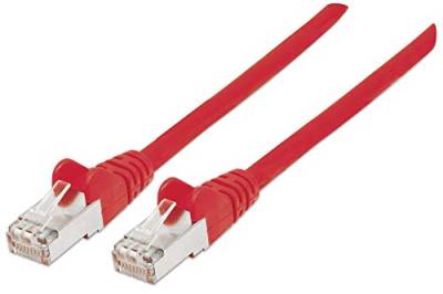 Intellinet 319065 Netzwerkkabel Cat6A SFTP 100% Kupfer RJ-45 Stecker/1 m Rot von Intellinet