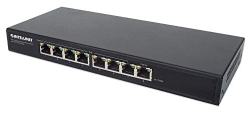 Intellinet Switch PoE+ Gigabit Ethernet a 8 Porte Con passthrough PoE Nero von Intellinet