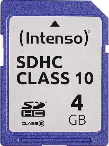 Intenso 3411450 SDHC-Karte 4GB Class 10 von Intenso
