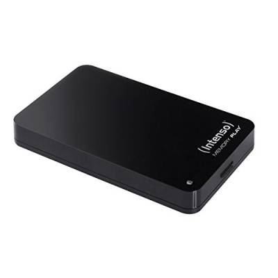 Intenso 6021480 Memory Play Portable Hard Drive 2TB, tragbare externe TV-Festplatte - 2,5 Zoll, 5400 U/min, 8MB Cache, USB 3 inkl. TV-Halterung, schwarz von Intenso