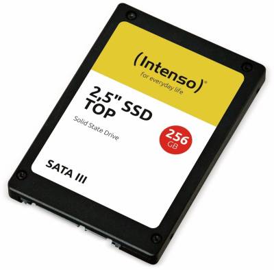 Intenso INTENSO interne SSD-Festplatte, SATA III Top, 256 interne SSD von Intenso
