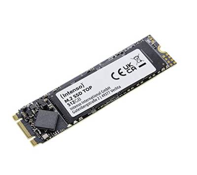 Intenso Interne M.2 SSD SATA III Top, 512GB, 550MB/Sekunde, Festkörper-Laufwerk von Intenso