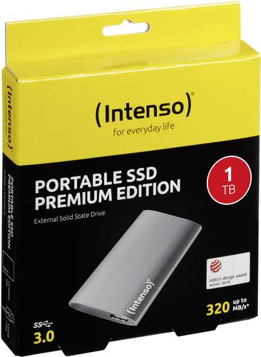 Intenso SSD Premium 1TB Externe SSD USB 3.2 Gen 1 (USB 3.0) Anthrazit 3823460 von Intenso