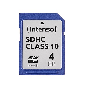 Intenso Speicherkarte SDHC-Card Class 10 4 GB von Intenso