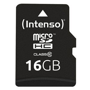 Intenso Speicherkarte microSDHC-Card Class 10 16 GB von Intenso