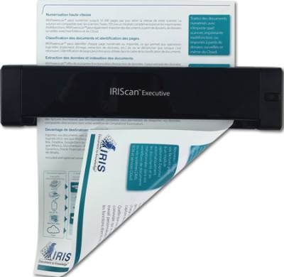 Iriscan Executive 4 - Einzelblatt-Scanner - Dual CIS - Duplex - 216 x 813 mm - 600 dpi x 600 dpi - bis zu 100 Scanvorgänge/Tag - USB 2.0 von Iris