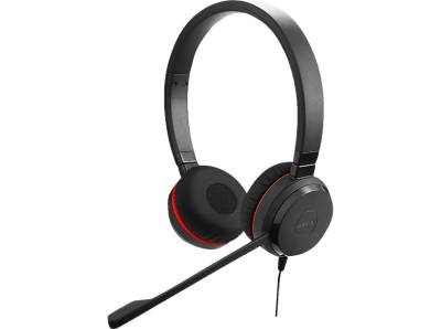 JABRA PC-HS Evolve 20 UC Stereo SW, On-ear Headset Schwarz von JABRA