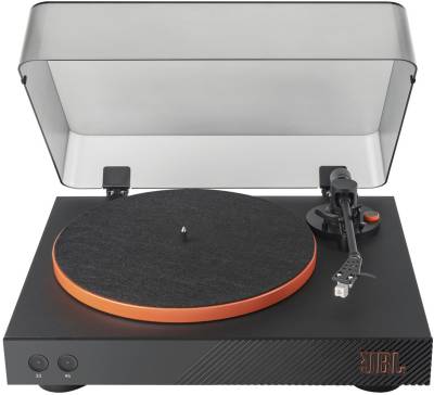 Spinner BT Plattenspieler mit Bluetooth schwarz/orange von JBL