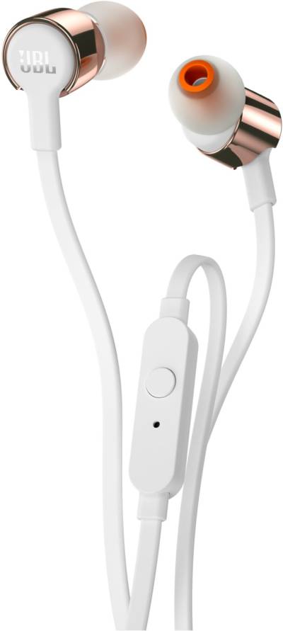 T210 In-Ear-Kopfhörer mit Kabel roségold/weiß von JBL