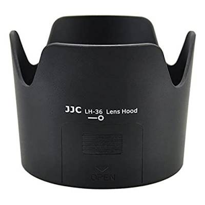 JJC LH-36 Gegenlichtblende (Streulichtblende, Sonnenblende) für Nikon AF-S VR Zoom-Nikkor 70-300mm f/4.5-5.6G IF-ED Lens ersetzt Nikon HB-36, Black von JJC