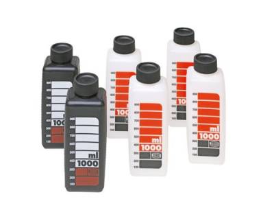 JOBO 3300 | Skalenflasche 1.000ml (4x weiss / 2x schwarz) von JOBO