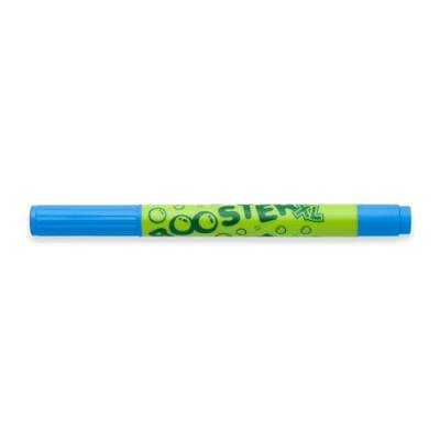 JOLLY Booster XL, 12 Stifte, Hellblau, nachfüllbare und ungiftige Fasermaler, für Kleinkinder ab 3 Jahren, auswaschbare Tinte, Spitzen austauschbar, Spitze unversenkbar von JOLLY
