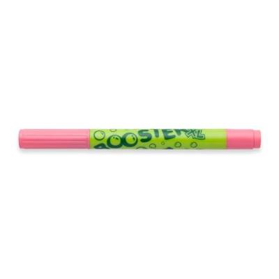 JOLLY Booster XL, 12 Stifte, Rosa, nachfüllbare und ungiftige Fasermaler, für Kleinkinder ab 3 Jahren, auswaschbare Tinte, Spitzen austauschbar, Spitze unversenkbar von JOLLY