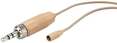JTS 801CS Klinke Anschlusskabel für Kopfbügelmikrofone, 3,5 mm beige von JTS