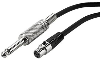 Monacor GC-80 Gitarren/Bass-Kabel, 70cm, 6,3mm Klinkenstecker von JTS