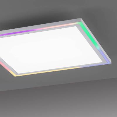LED-Deckenlampe Edging, CCT + RGB, 40x40cm von JUST LIGHT.