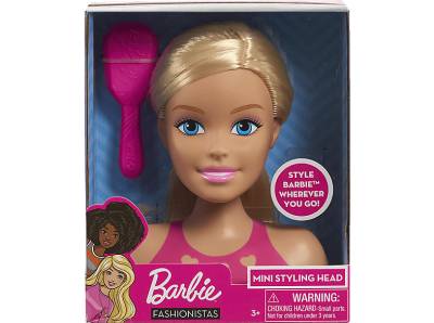 JUST PLAY Barbie Mini Styling Head - Blond Spielset Mehrfarbig von JUST PLAY