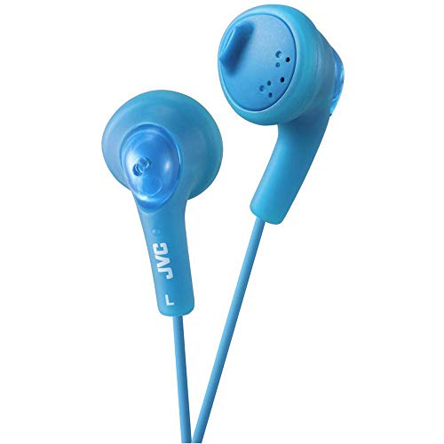 JVC Gumy HA-F160-A-E In-Ear Kopfhörer Stereo-Kopfhörer mit Bass Boost und 3,5mm Klinkenkabel (1,2m) - Blau von JVC