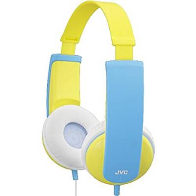 JVC HA-KD5-Y-E Kinder Stereo Kopfhörer mit reduzierter Lautstärke (85dB/1mW), Gelb von JVC