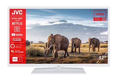 JVC LT-32VF5156W 32 Zoll Fernseher/Smart TV (Full HD, HDR, Triple-Tuner, Bluetooth) weiß - Inkl. 6 Monate HD+ [2023] von JVC