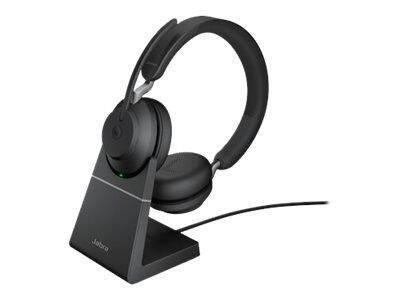 Jabra Evolve2 65 MS Stereo Headset On-Ear schwarz von Jabra