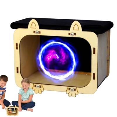 Jacekee Heimkino-Projektor, Telefon-Hologramm-Projektor | Mini DIY Heimkino aus Pappe aus Holz,Mobiles Smartphone-Hologramm, Präsentationsständer für Projektor, Multi-, 3D-Visualisierung für Heimkino von Jacekee